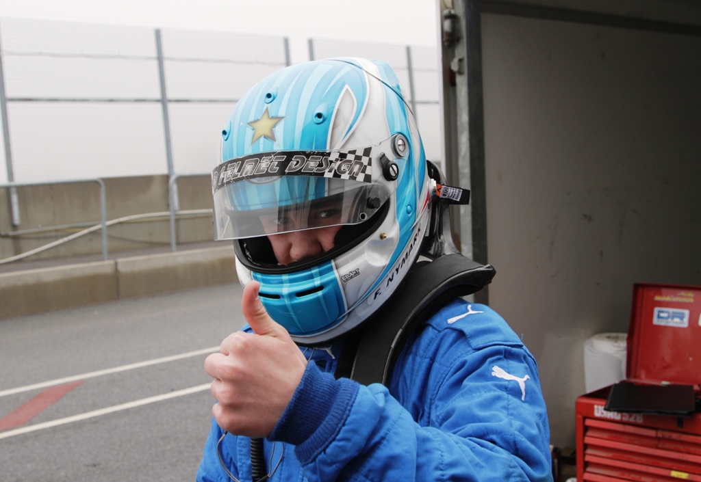 Frederik Nymark er klar til Padborg Park
(Foto: Motorsporten.dk)